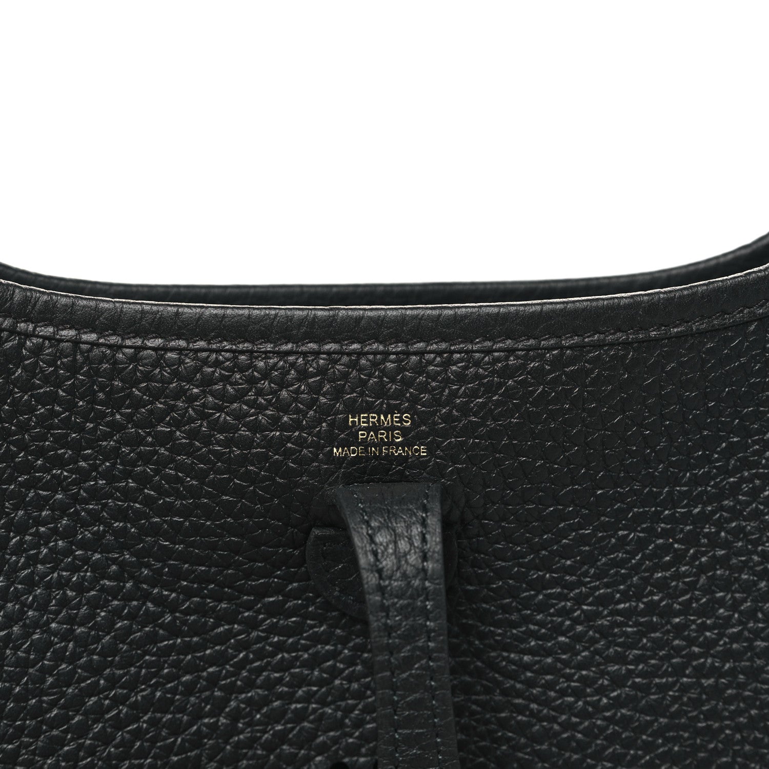 Hermes Taurillon Clemence Evelyne TPM Black 6 of 10