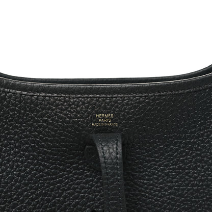 Hermes Taurillon Clemence Evelyne TPM Black 6 of 10