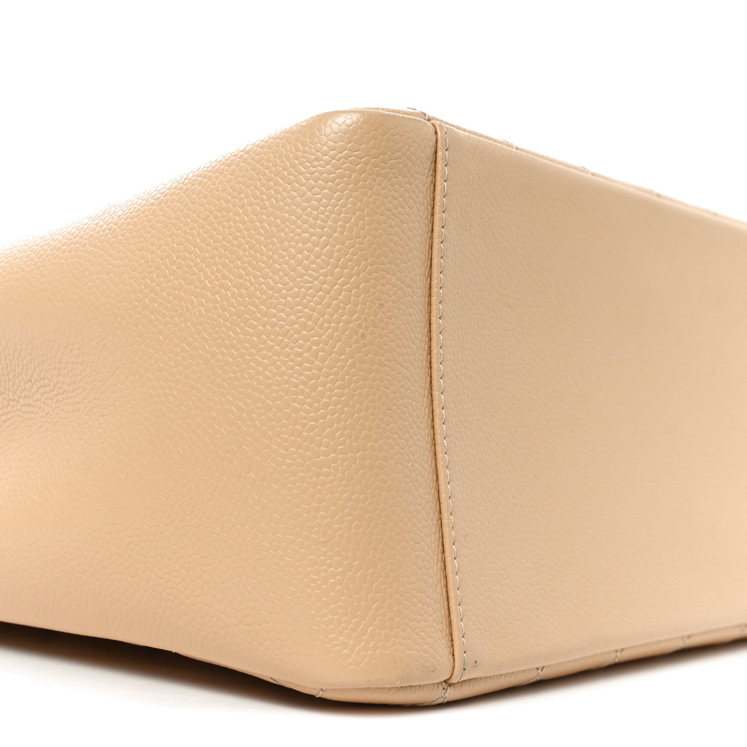 Chanel Caviar Quilted Grand Shopping Tote GST Beige Clair 8 of 9