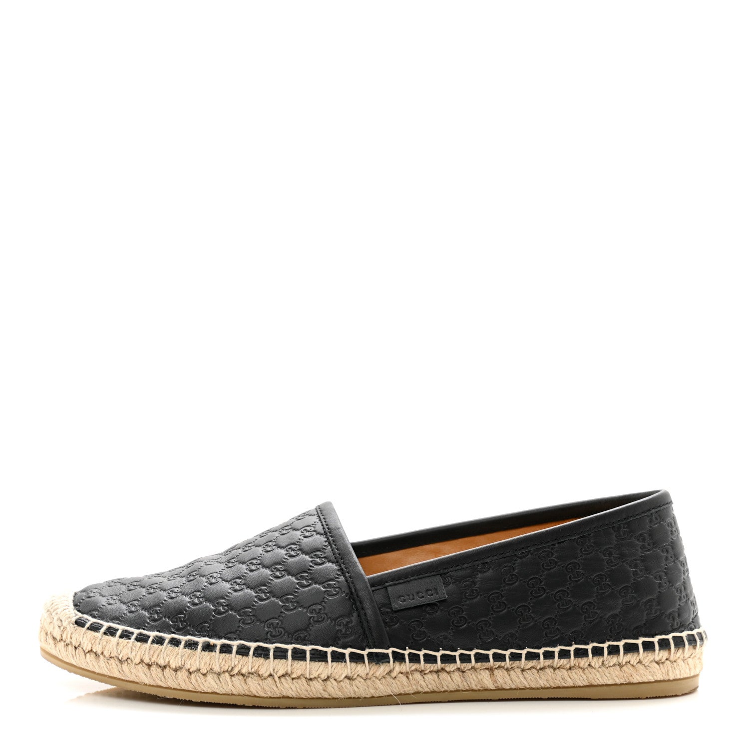 Gucci Microguccissima Signature Espadrilles 38.5 Black 1 of 9