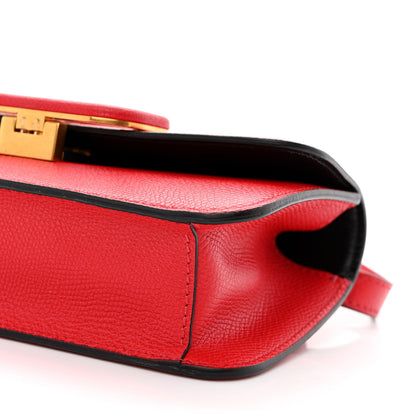 Valentino Garavani Grainy Calfskin VSling Belt Bag Rouge Pur 9 of 9