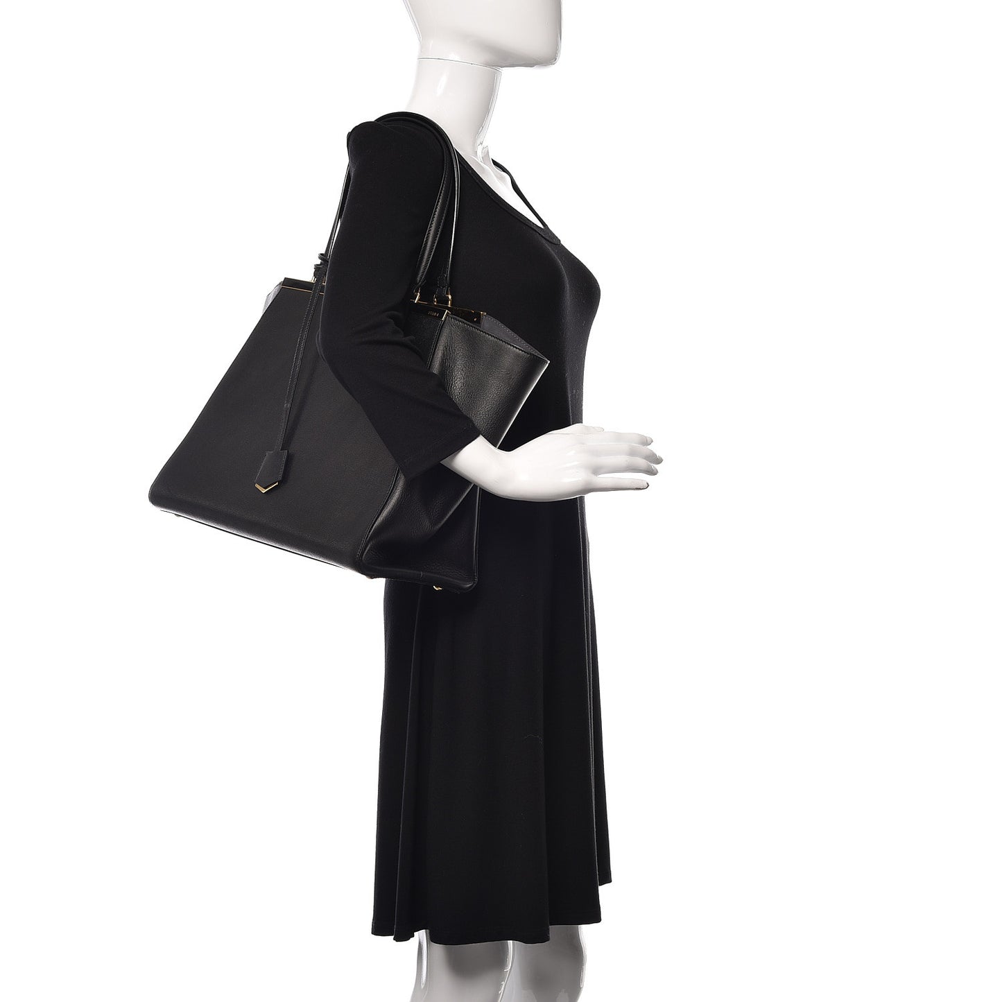 Vitello Elite Large 3Jours Tote Black