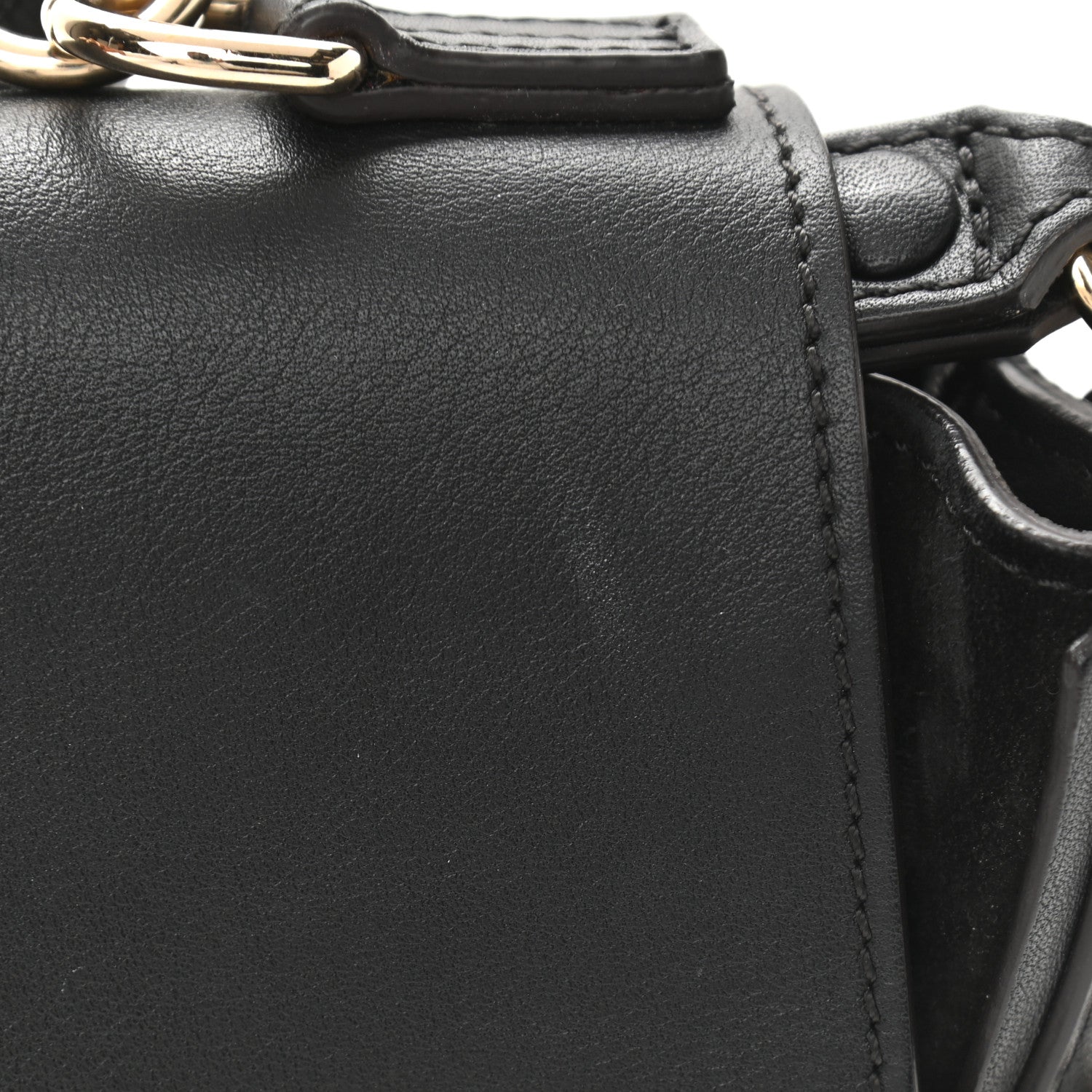 Chloe Calfskin Medium Faye Day Shoulder Bag Black 14 of 15