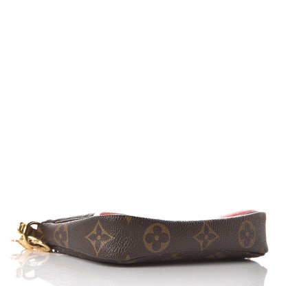 Louis Vuitton Monogram 2018 Christmas Animation Mini Cats Pochette Accessories 4 of 7