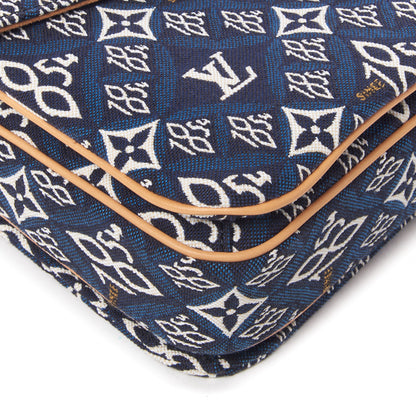 Louis Vuitton Jacquard Since 1854 Pochette Metis Blue 5 of 9