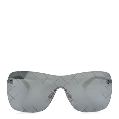 Chanel Shield Runway Sunglasses 4215 Black 2 of 7