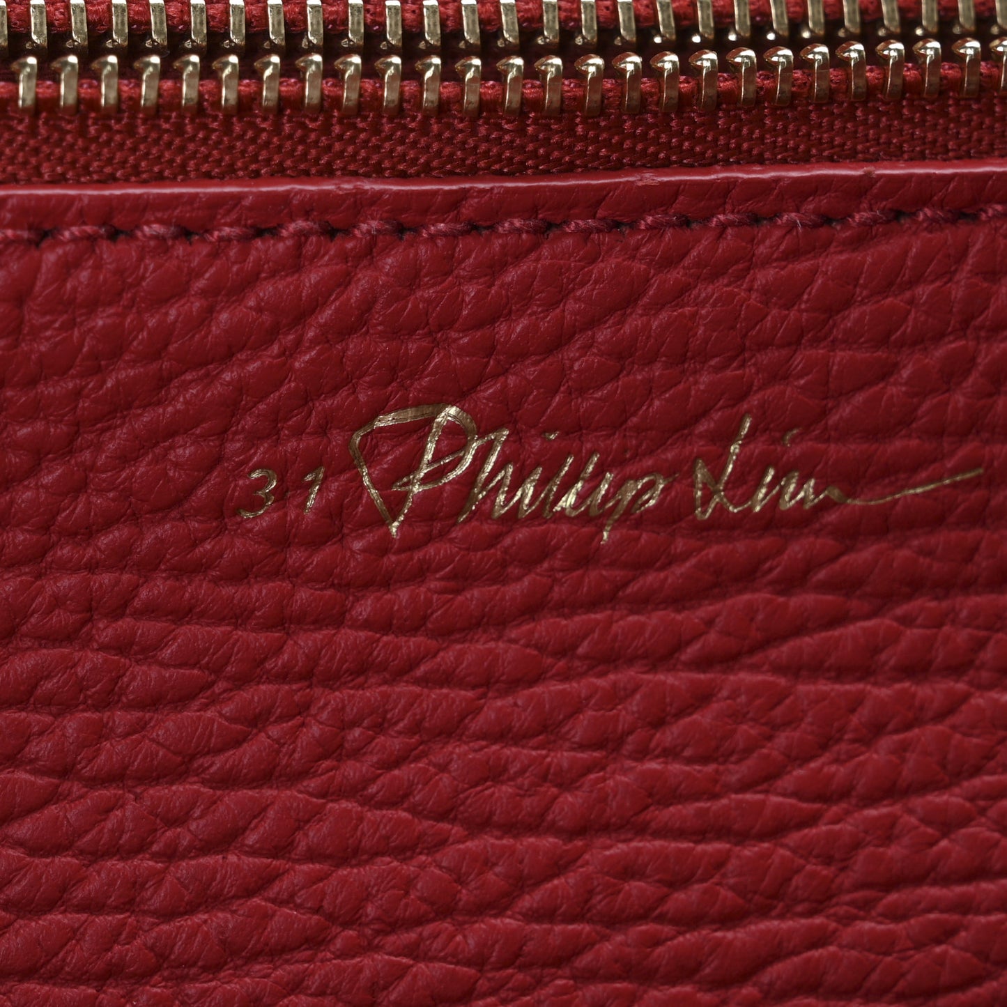 Textured Calfskin Medium Pashli Satchel Red