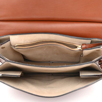 Chloe Suede Calfskin Medium Faye Shoulder Bag Tobacco 5 of 12