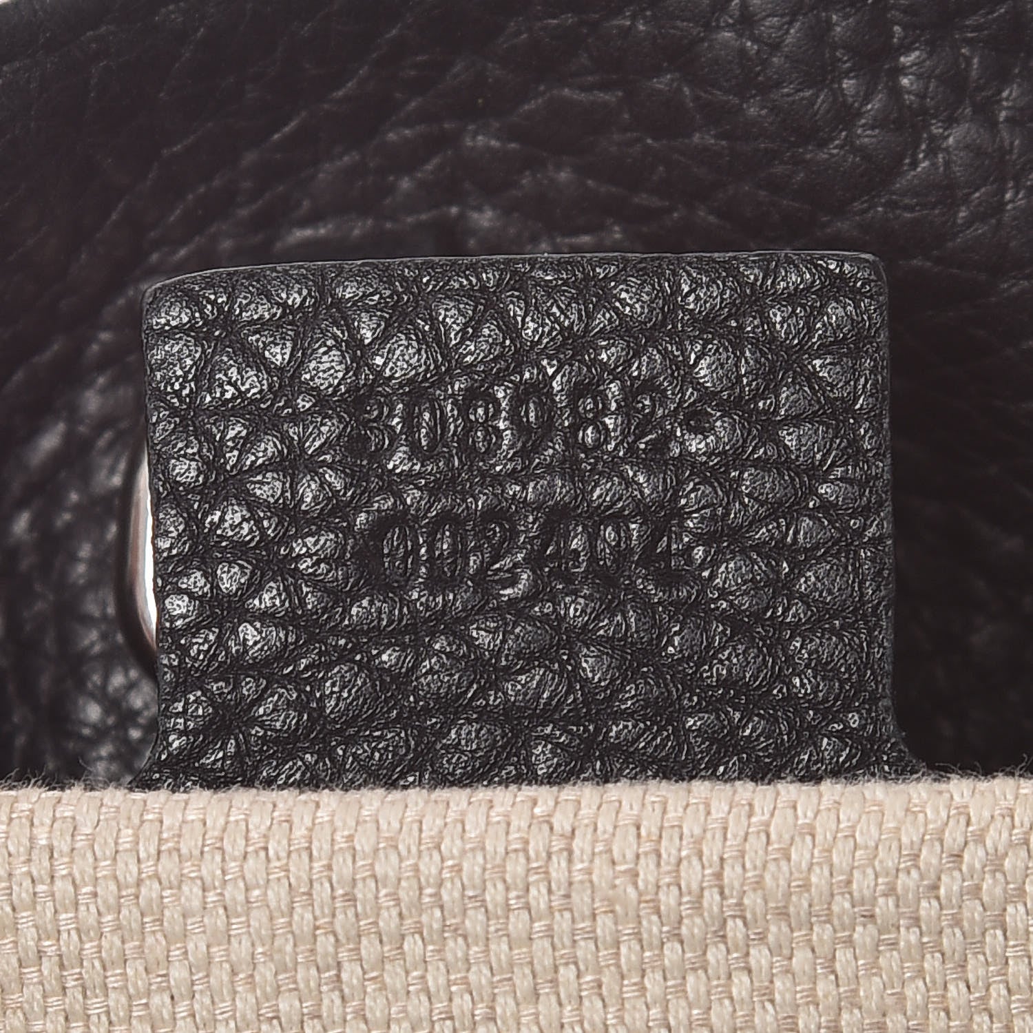 Gucci Pebbled Calfskin Medium Soho Chain Shoulder Bag Black 9 of 14