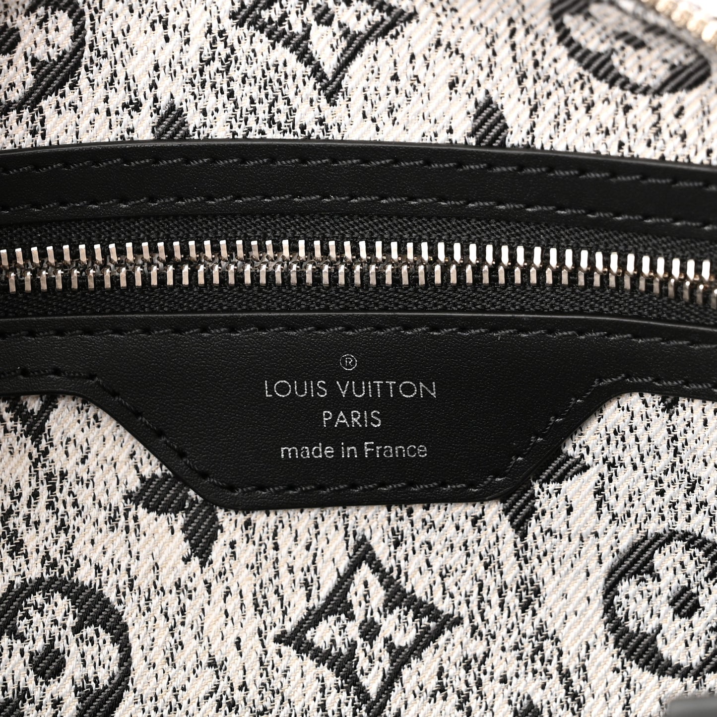Denim Monogram Jacquard Speedy Bandouliere 25 Black