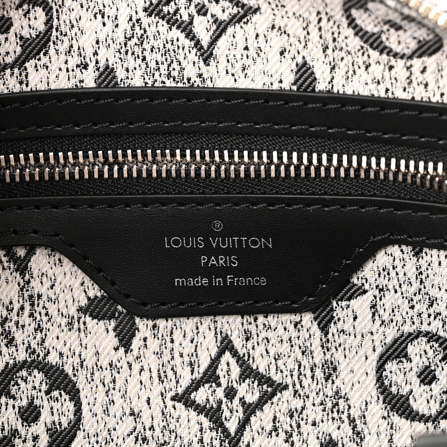 Louis Vuitton Denim Monogram Jacquard Speedy Bandouliere 25 Black 6 of 10