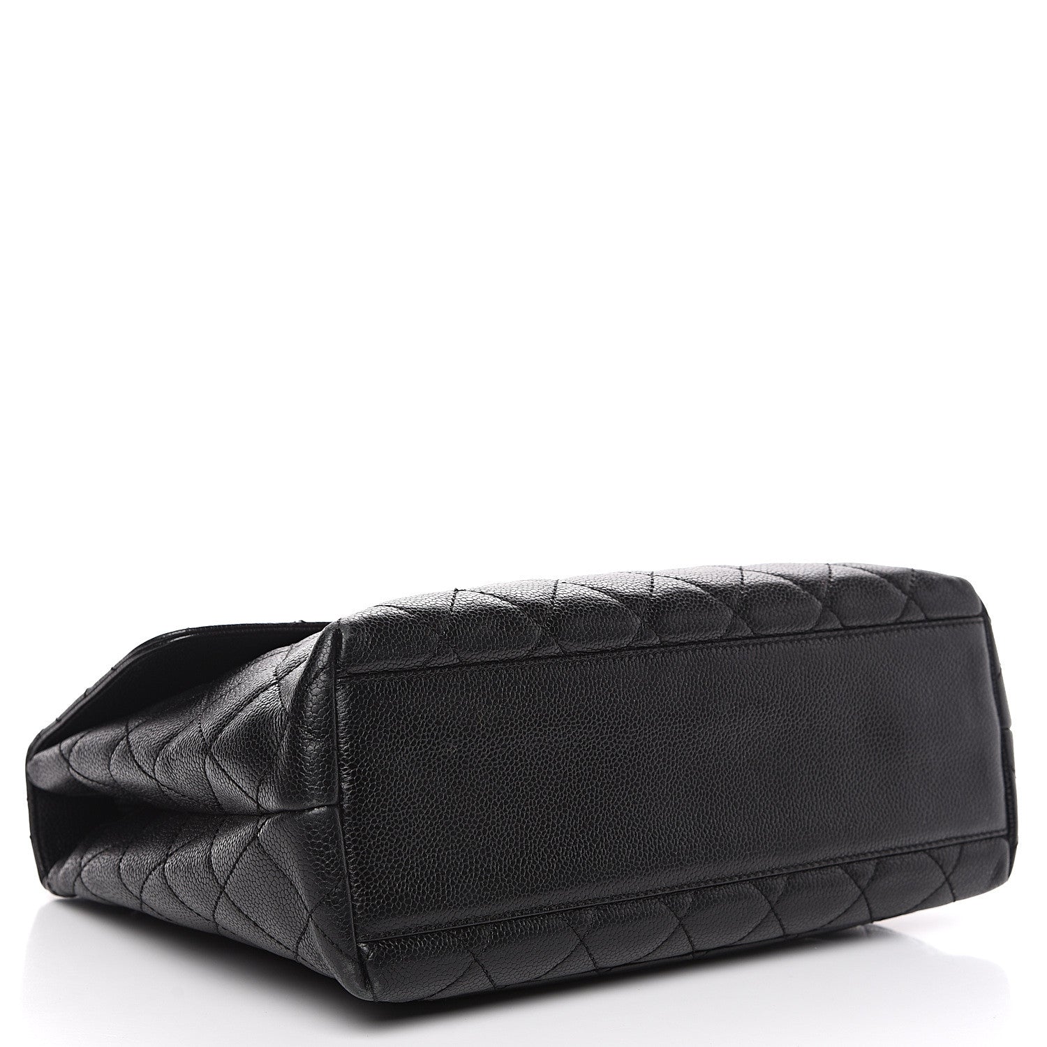 Chanel Caviar Quilted Jumbo Kelly Flap Black 3 of 18