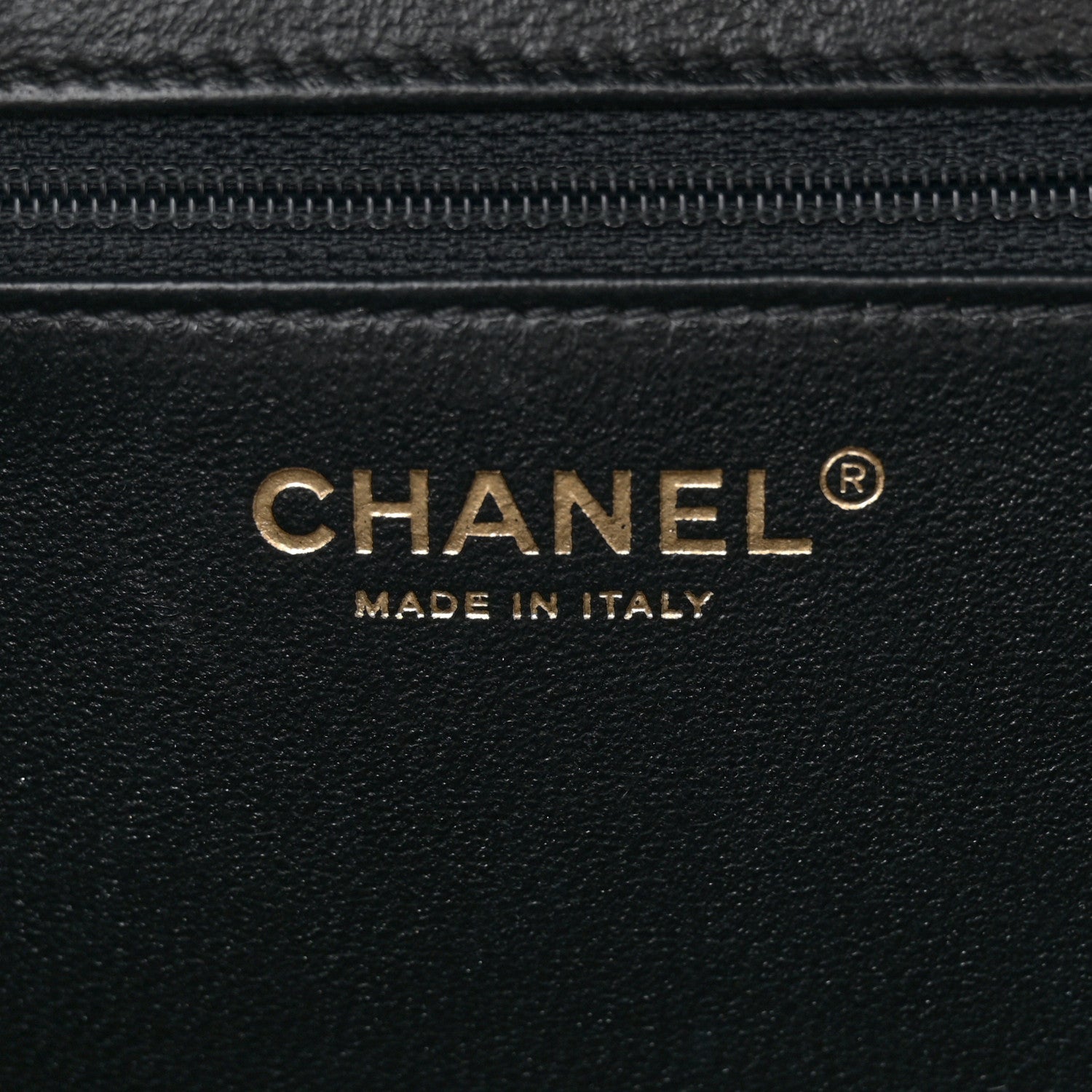Chanel Caviar Quilted Large CC Filigree Vanity Case Navy Black 7 of 11