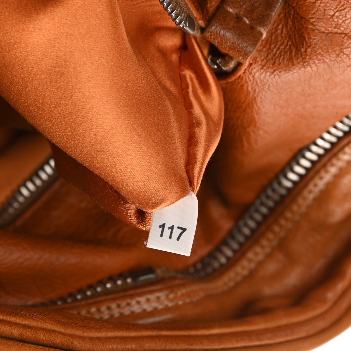 Washed Buffalo Bag Cuoio