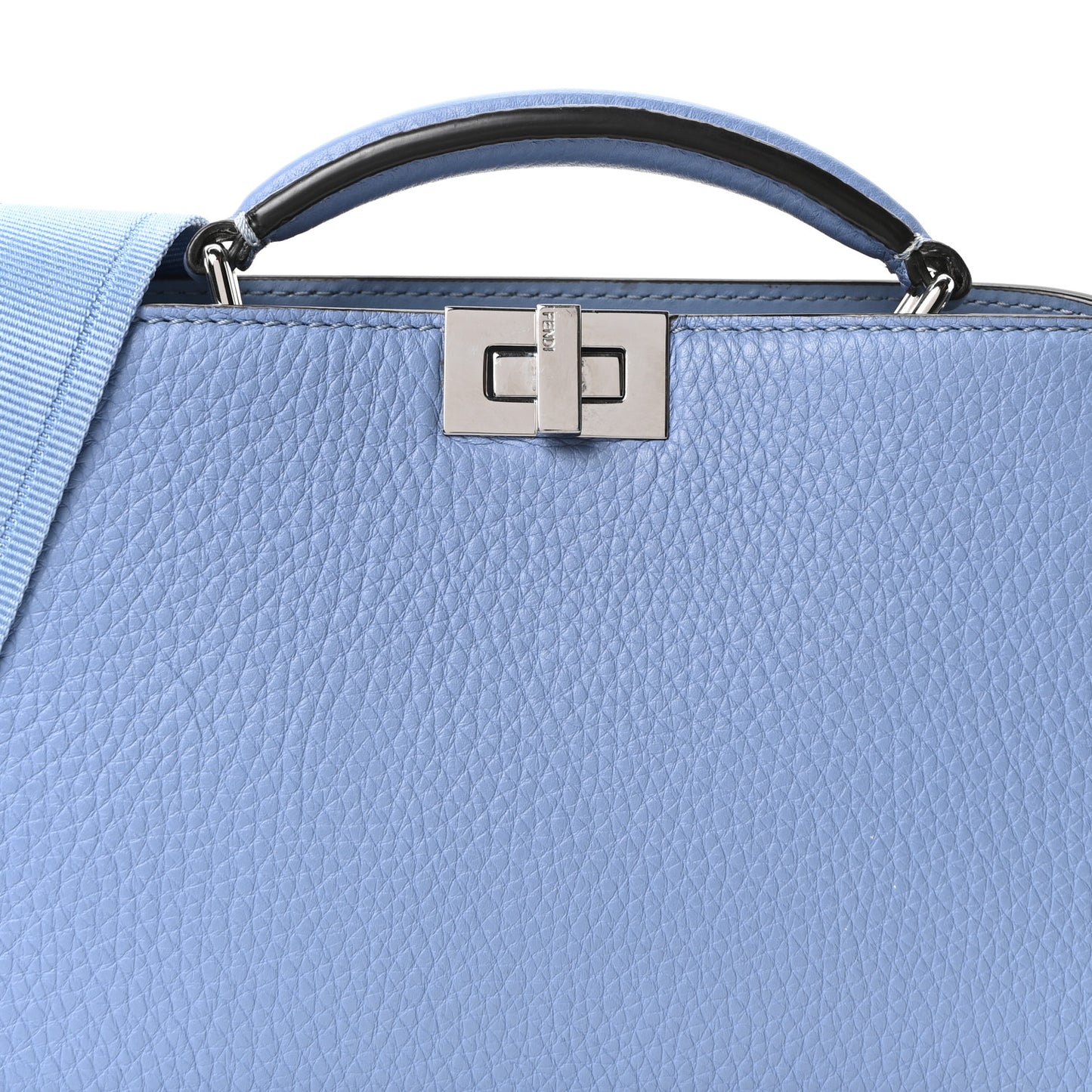 Cuoio Romano Vitello Cover Bi-Color Peekaboo I See U X Cross Satchel Tempesta