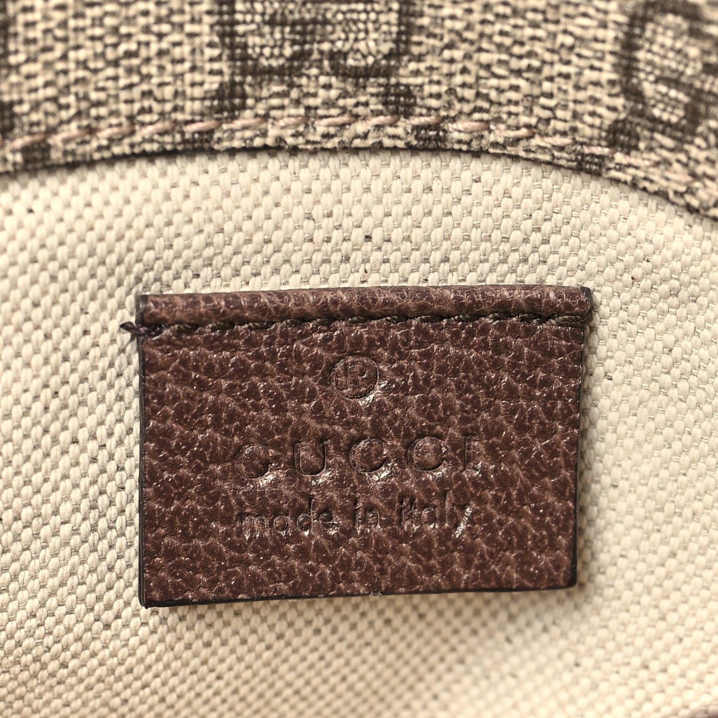 GG Supreme Web Totem Three Piece Monogram Shoulder Bag Dark Brown