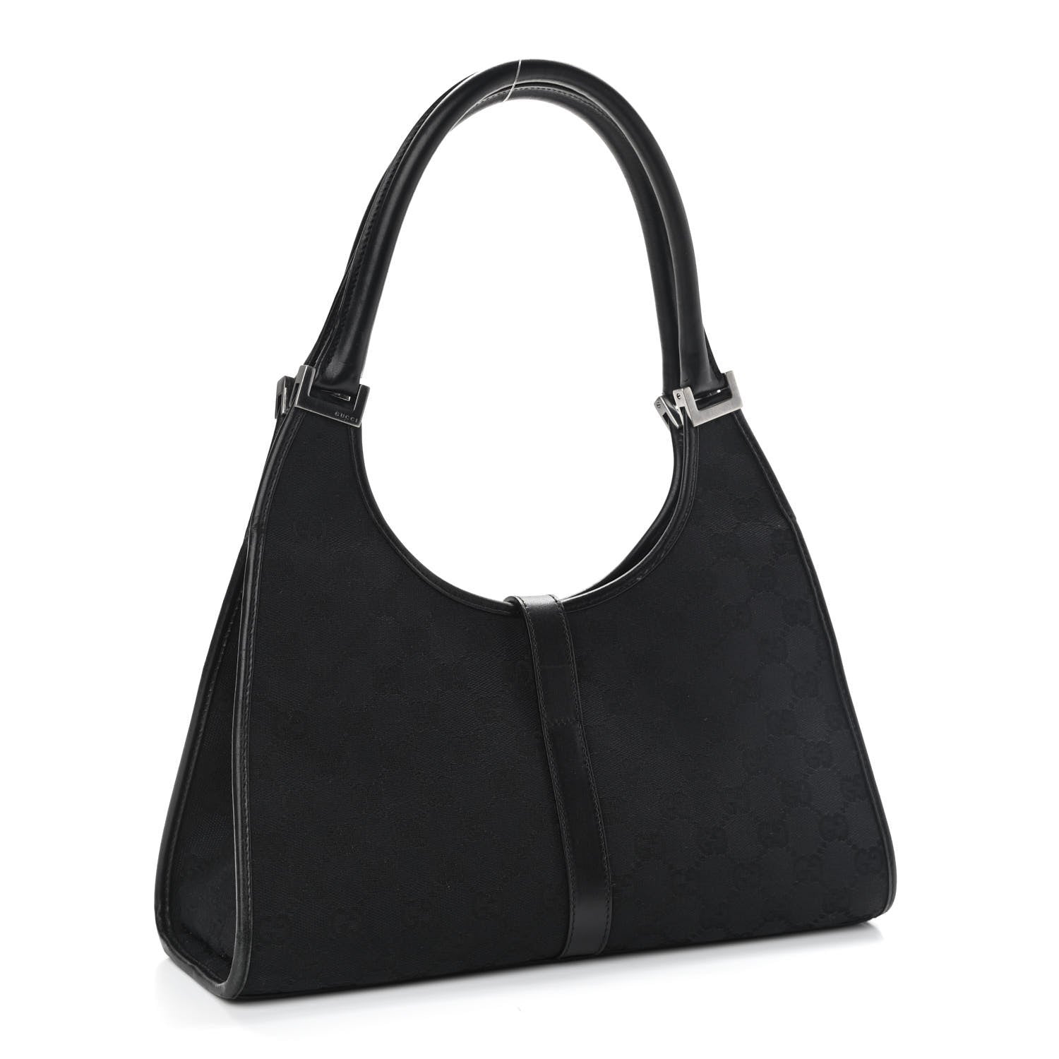 Gucci Monogram Small Bardot Black 2 of 19