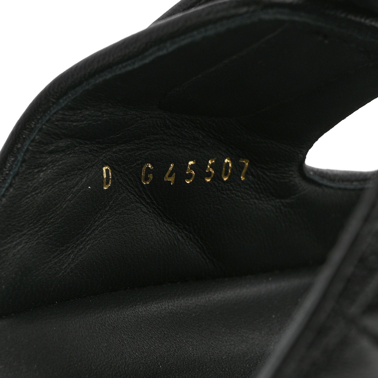 Chanel Lambskin Quilted Velcro Dad Chain CC Slide Sandals 38.5 Black 8 of 9