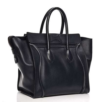 Celine Smooth Calfskin Mini Luggage Navy 3 of 15
