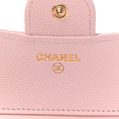 Chanel Caviar Quilted Compact Flap Wallet Light Pink 6 of 10
