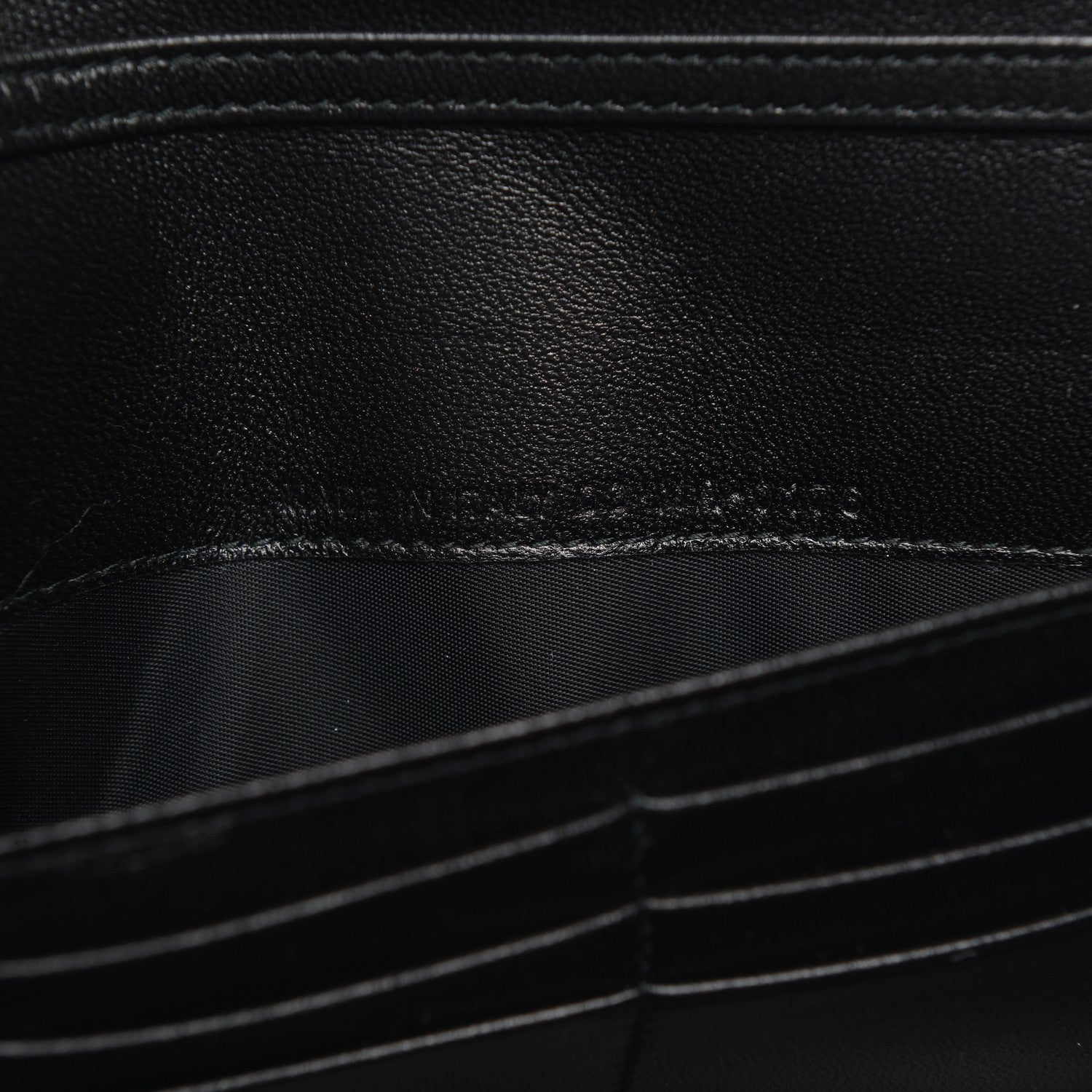 Christian Dior Grained Calfskin Diorama Croisiere Chain Wallet Black 7 of 7