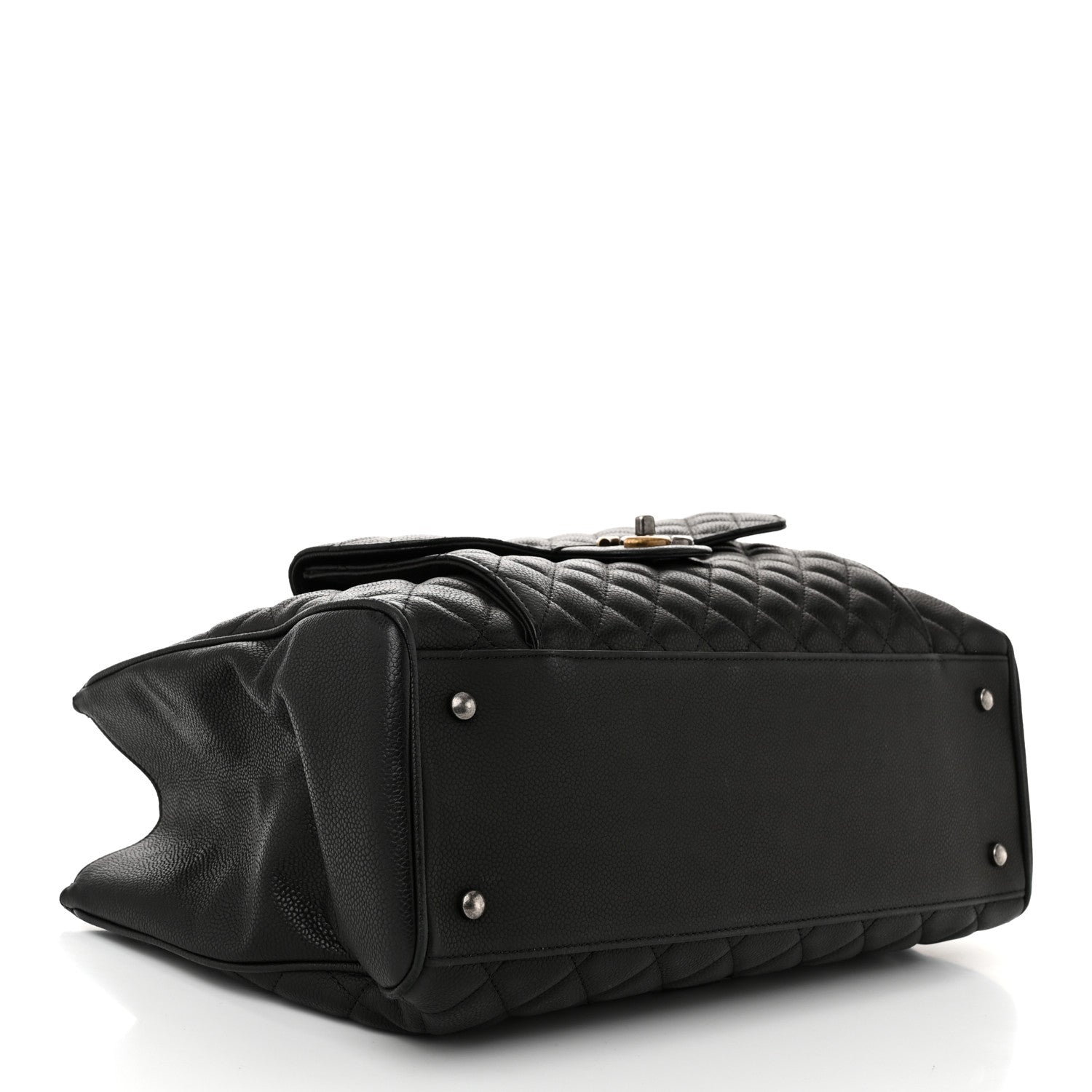 Chanel Caviar Quilted Large Casual Pocket Tote Black 4 of 11