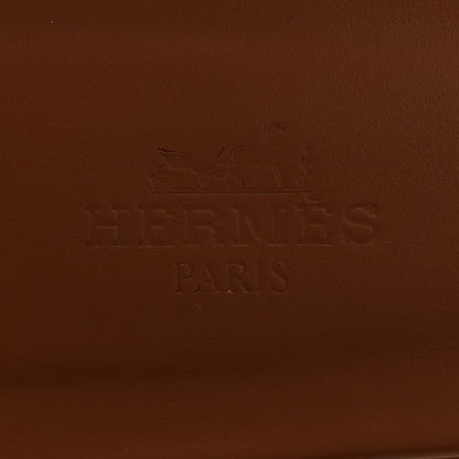 Hermes Box Calfskin Oran Sandals 37.5 Gold 8 of 10