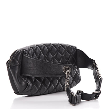Chanel Calfskin Quilted Waist Bag Black 3 of 11