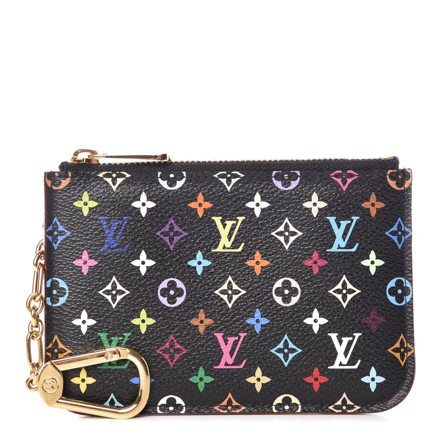 Monogram Multicolor Key Pouch Black Grenade