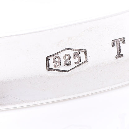 Tiffany Sterling Silver 1837 Bangle Bracelet 5 of 9