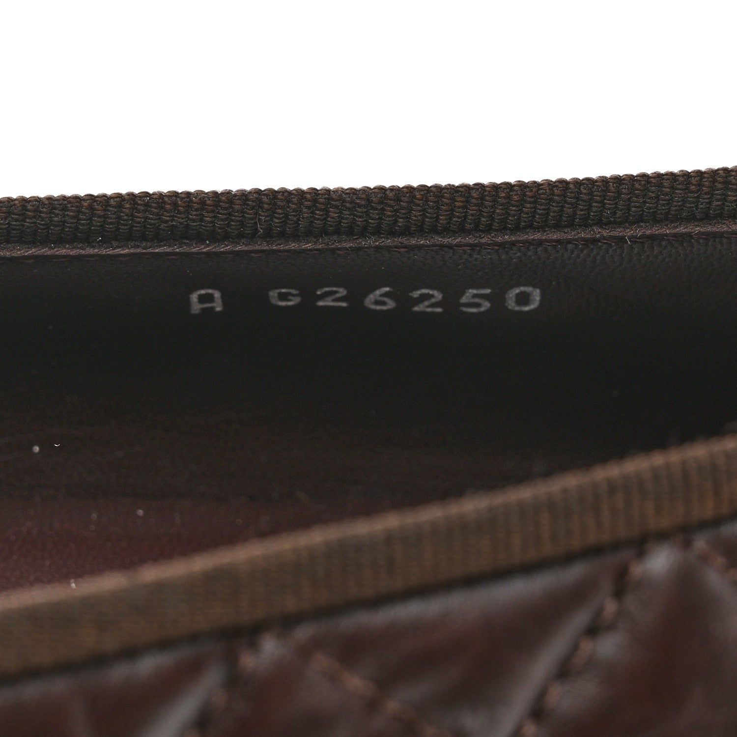 Chanel Aged Calfskin Quilted CC Cap Toe Ballerina Flats 41 Dark Brown 6 of 8