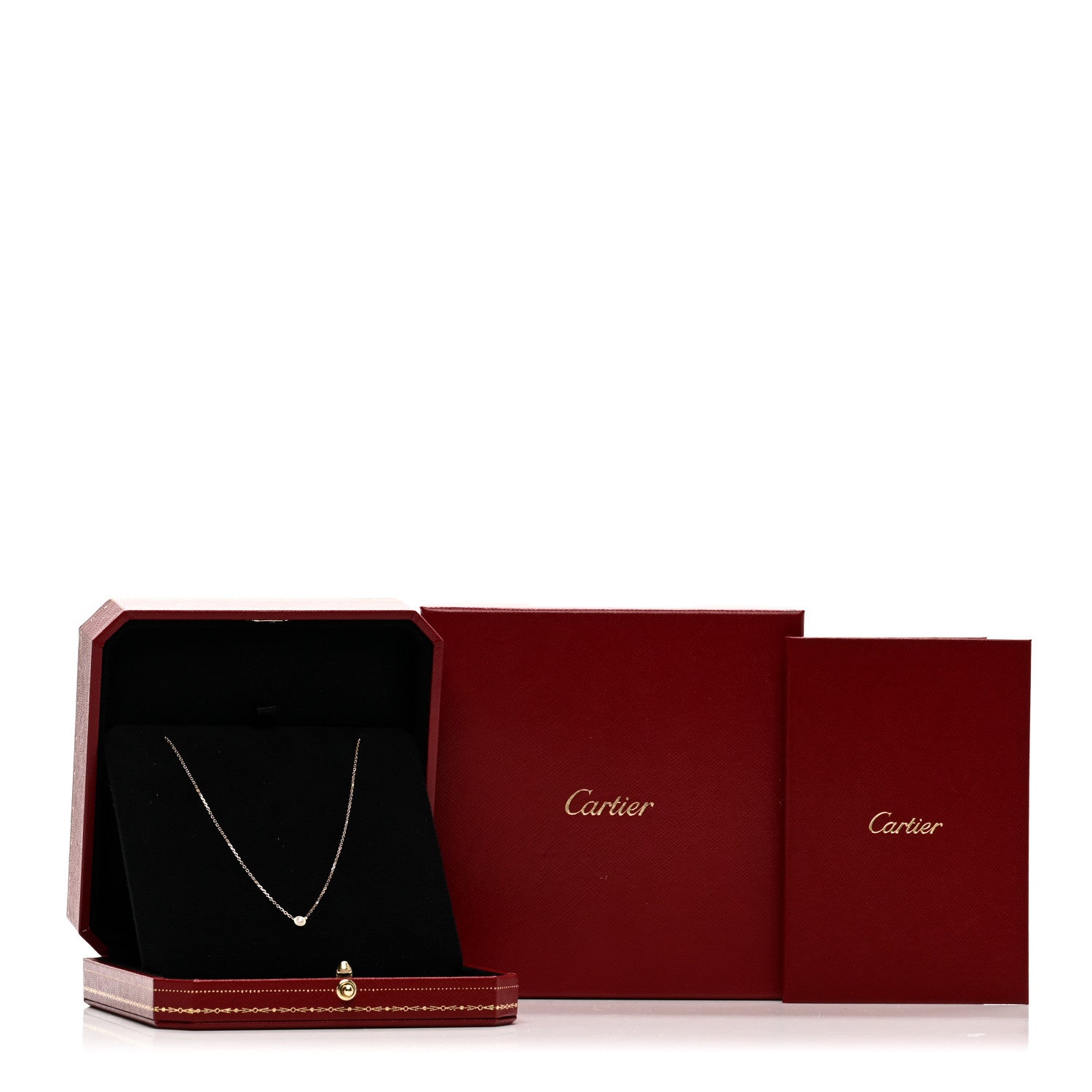 Cartier 18K Pink Gold Diamond XS D'Amour Pendant Necklace 5 of 5