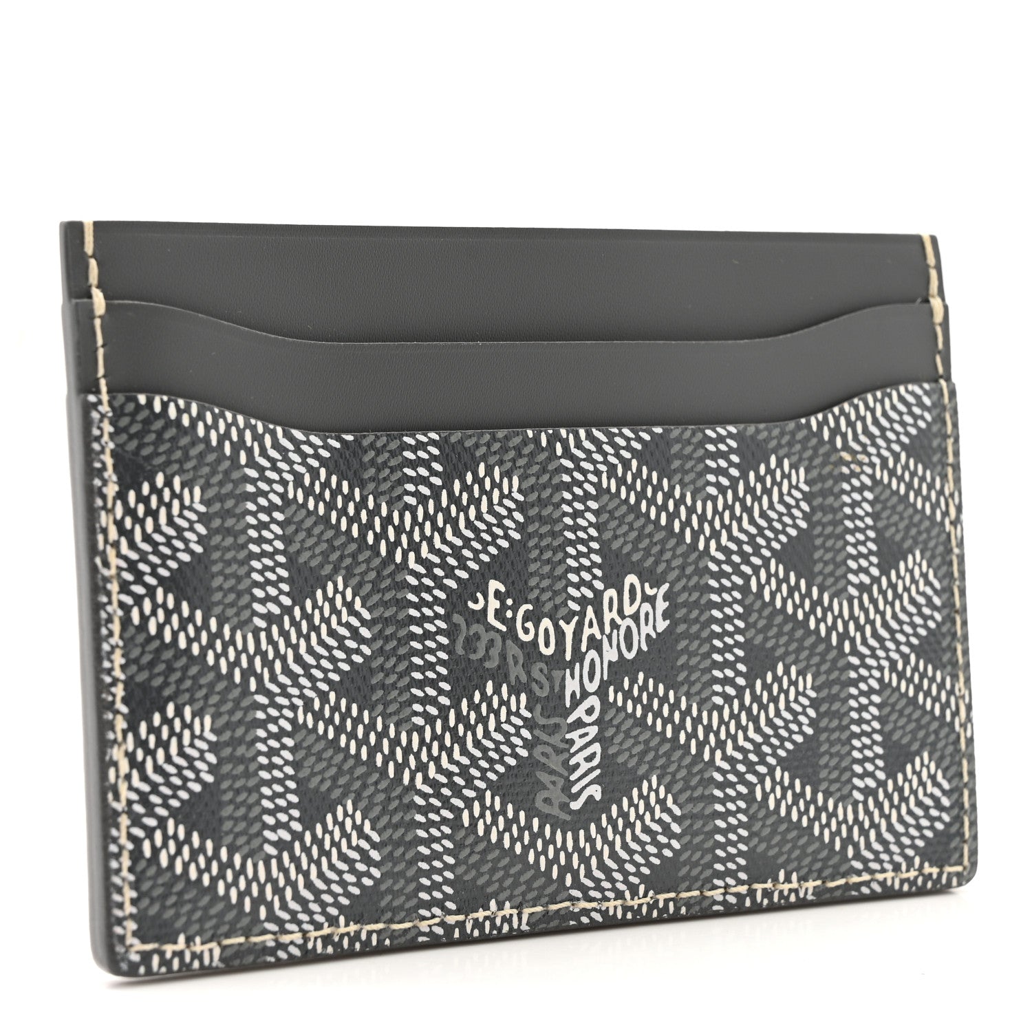 Goyard Goyardine Saint Sulpice Card Holder Grey 3 of 7