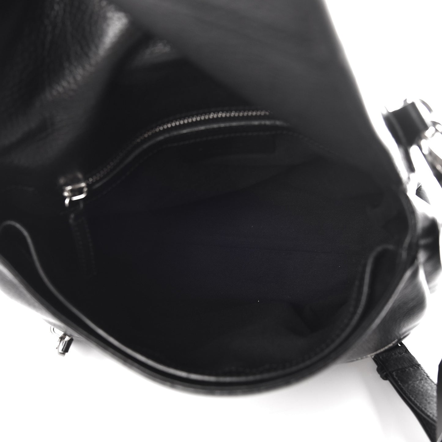 Calfskin Small Pandora Pure Flap Bag Black
