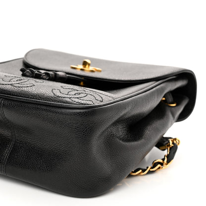 Chanel Caviar CC Backpack Black 9 of 9