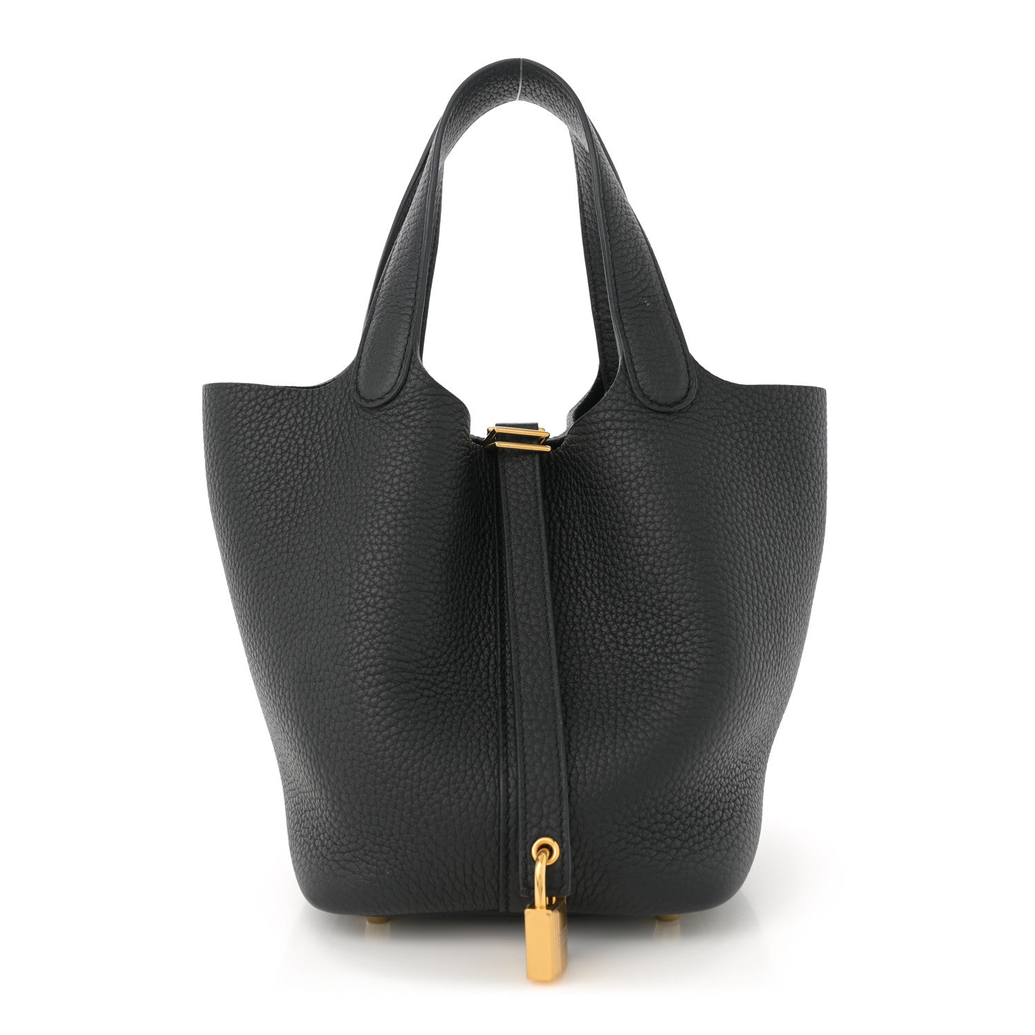 Hermes Taurillon Clemence Picotin Lock 18 PM Black 1 of 12
