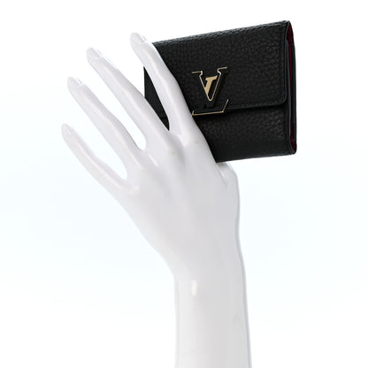 Louis Vuitton Taurillon Capucines XS Wallet Black 2 of 6