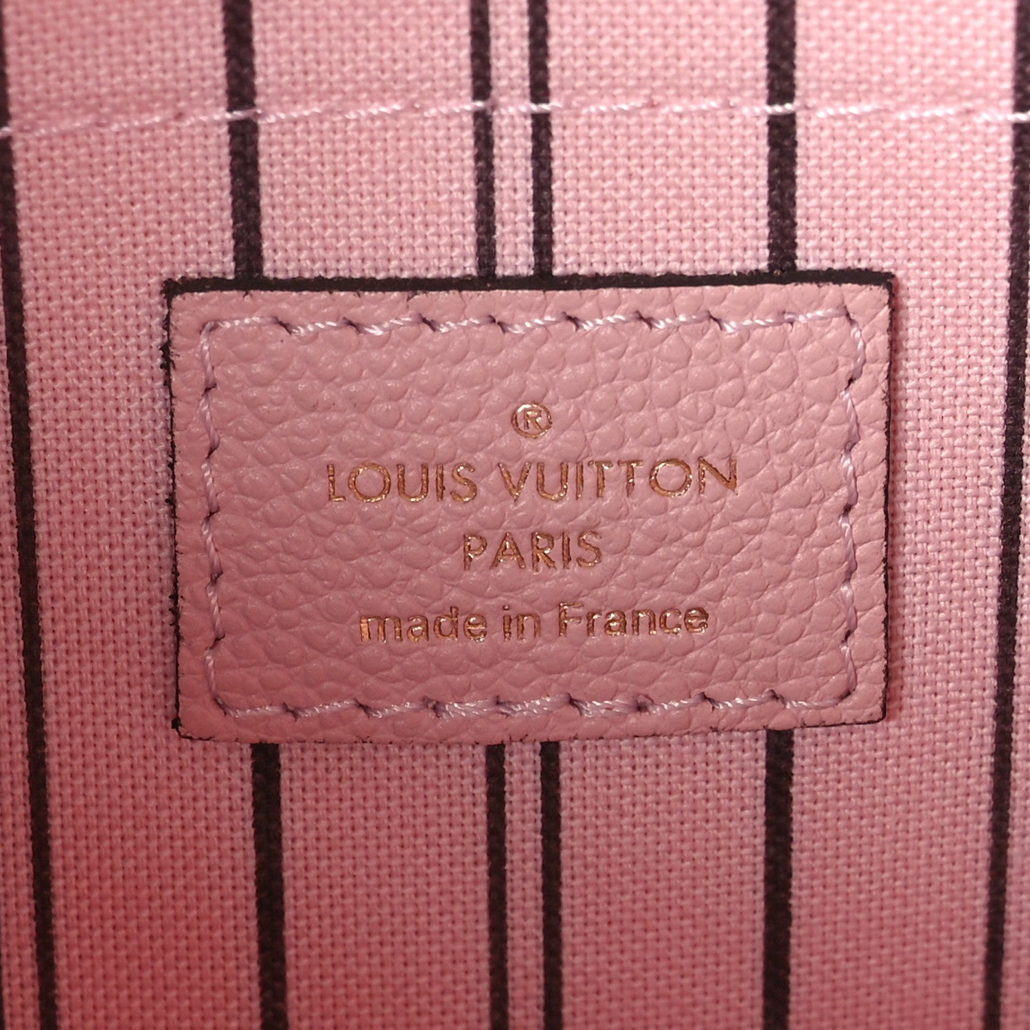 Louis Vuitton Empreinte Montaigne MM Rose Ballerine 6 of 10