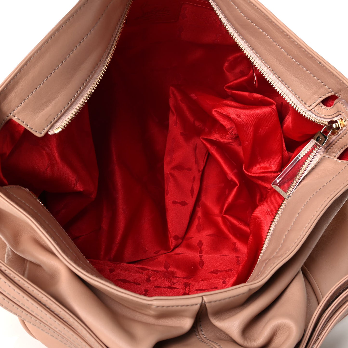 Calfskin Piercing Softy Hobo Nude