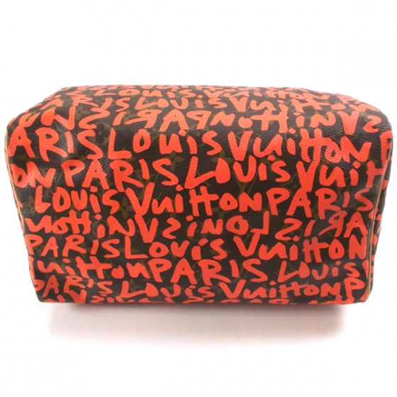 Louis Vuitton Monogram Graffiti Speedy 30 Orange 4 of 8