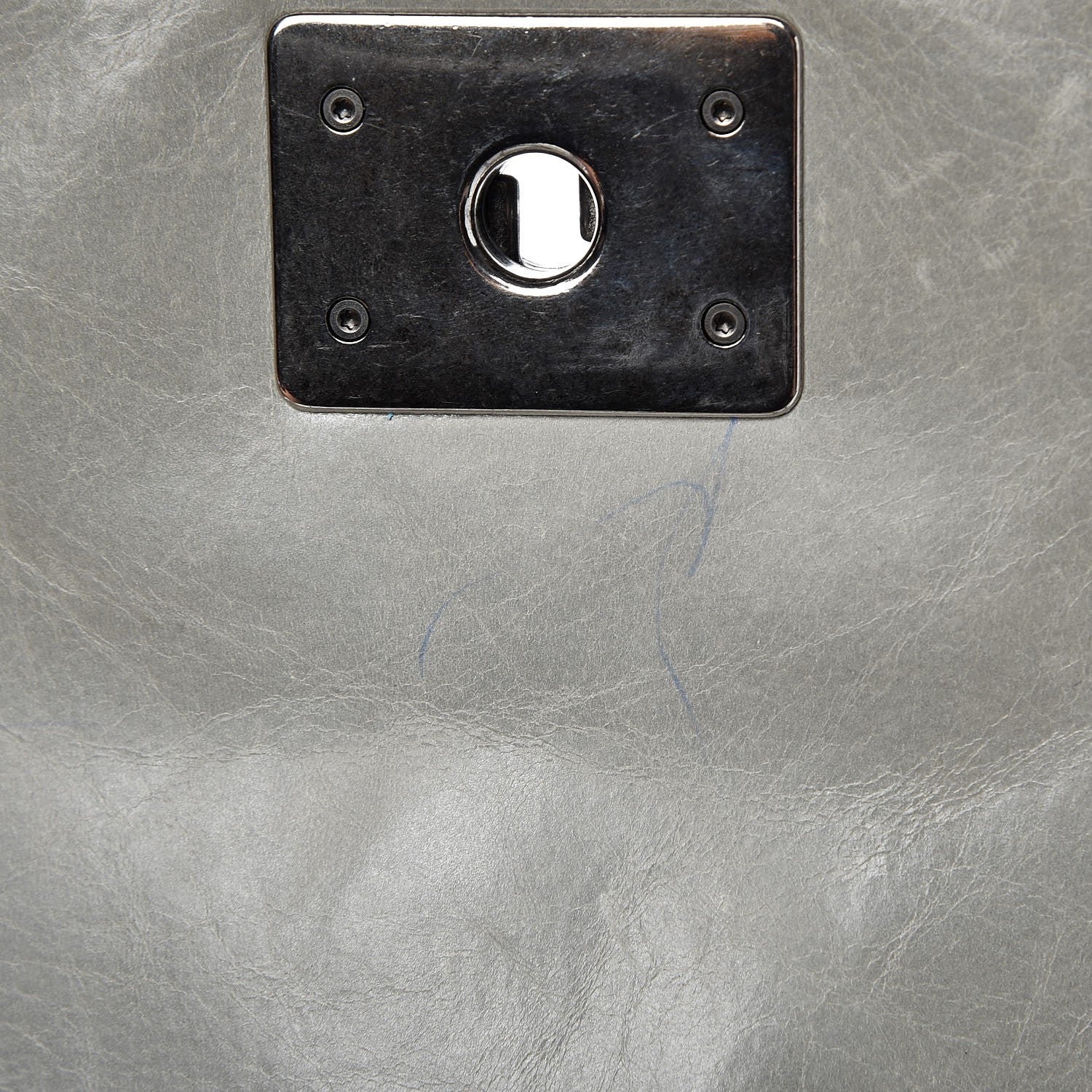 Chanel Glazed Calfskin Boy Satchel Flap Light Grey 12 of 17