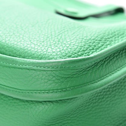 Hermes Taurillon Clemence Evelyne III PM Bambou 10 of 15