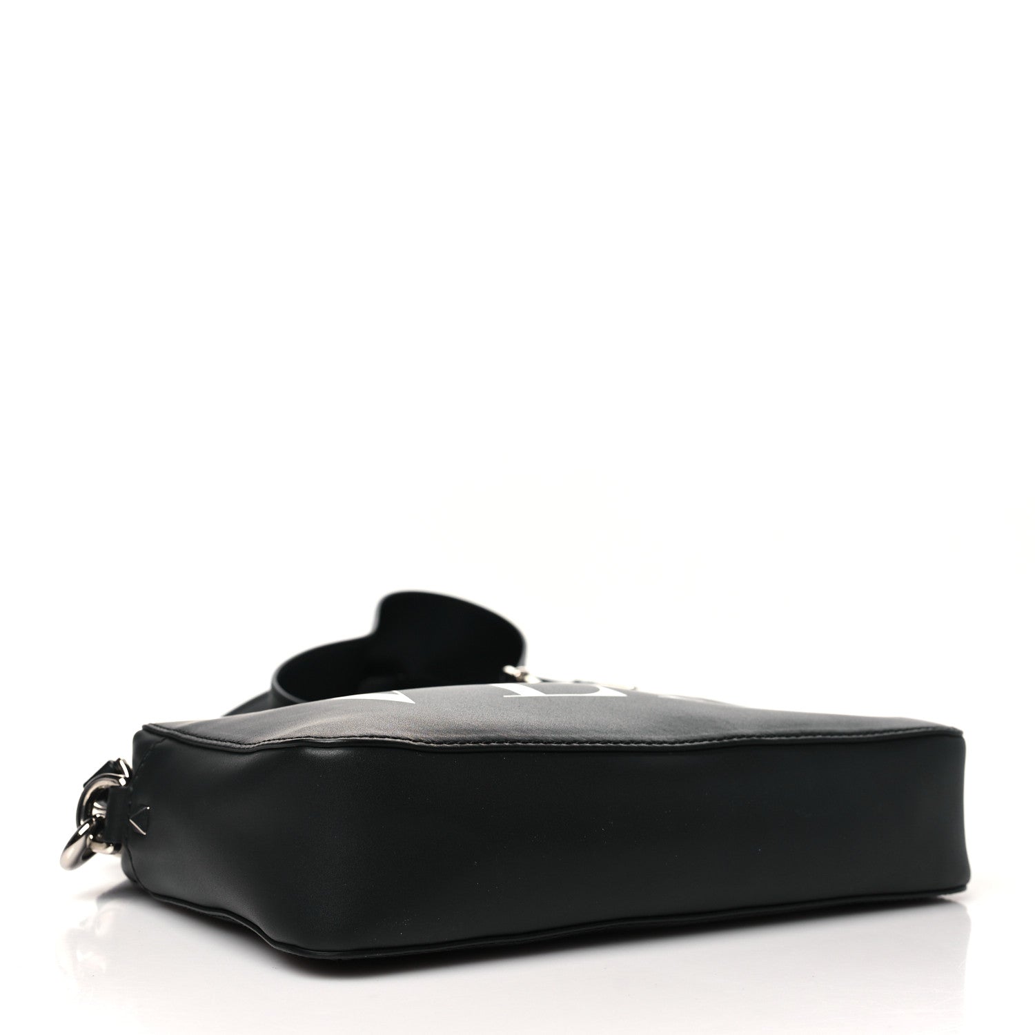 Valentino Garavani Calfskin VLTN Print Crossbody Bag Black 4 of 9