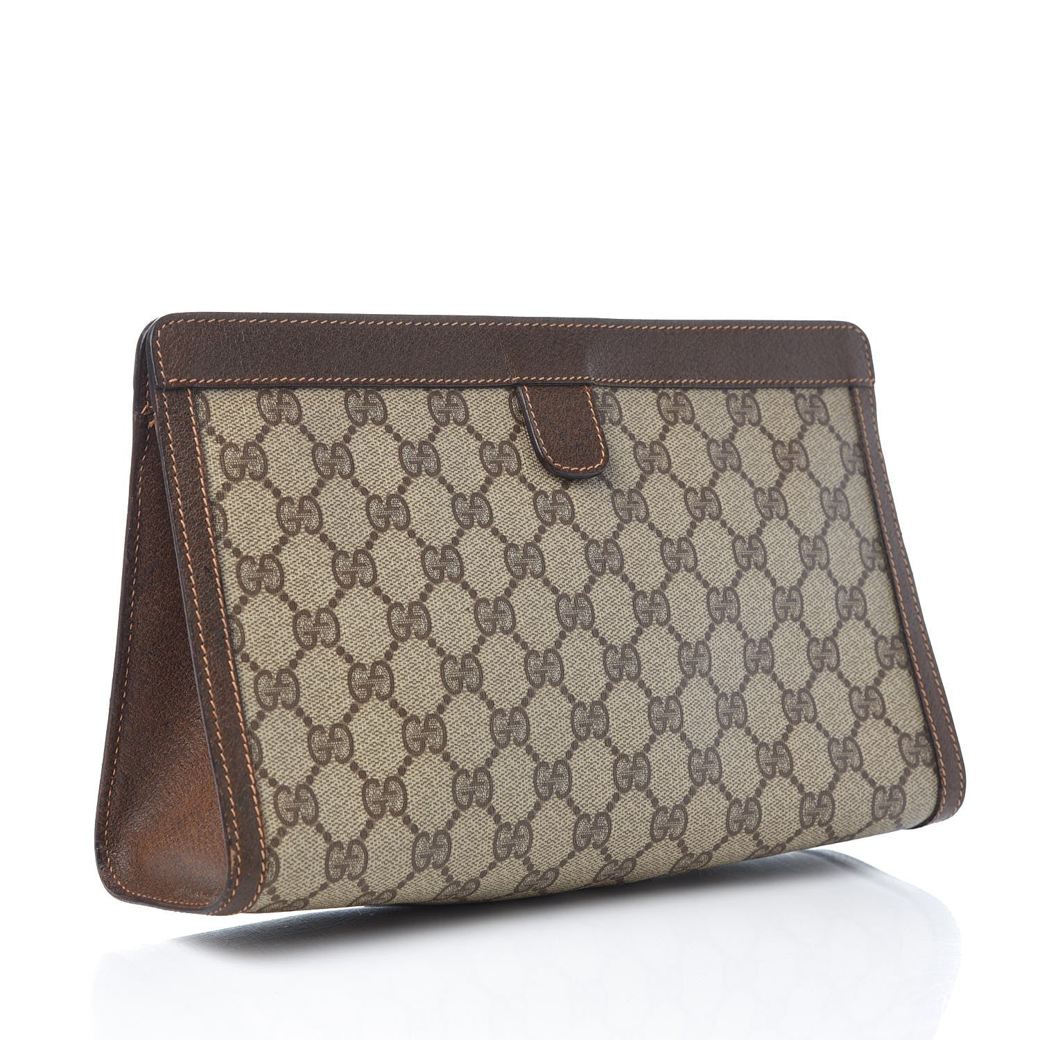 Gucci GG Plus Web Pouch Brown 3 of 8