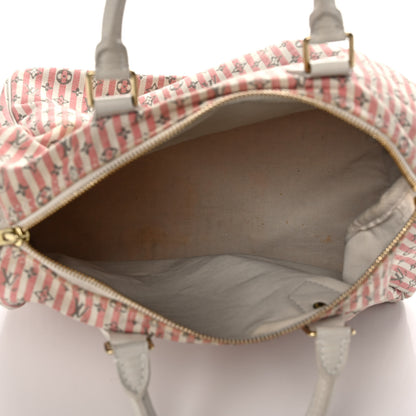 Louis Vuitton Mini Lin Croisette Speedy 30 Rouge 5 of 10