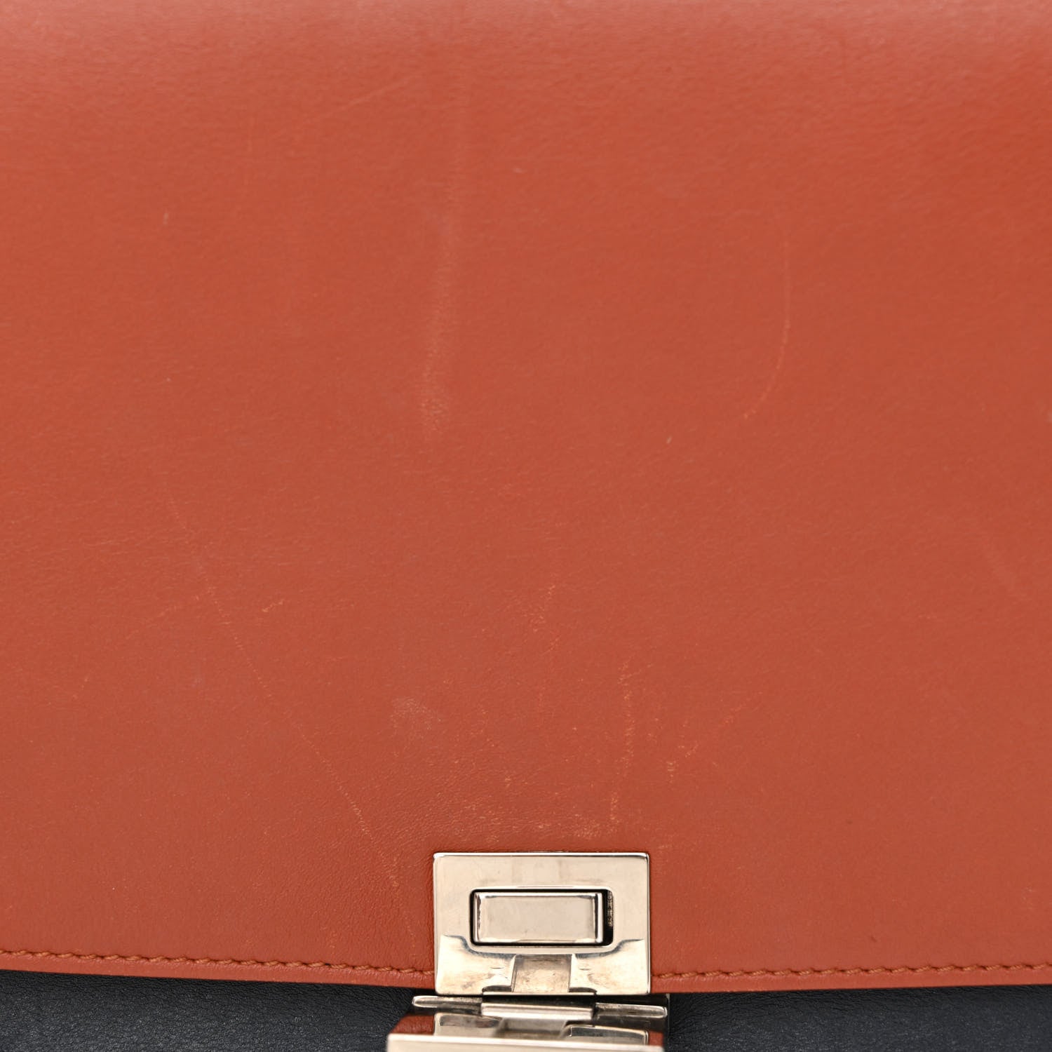 Celine Smooth Calfskin Small Tri-Color Trapeze Pale Blue 12 of 16