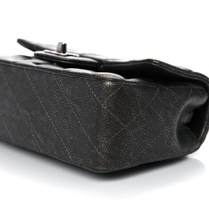 Chanel Metallic Caviar Quilted Mini Rectangular Flap Black 8 of 11