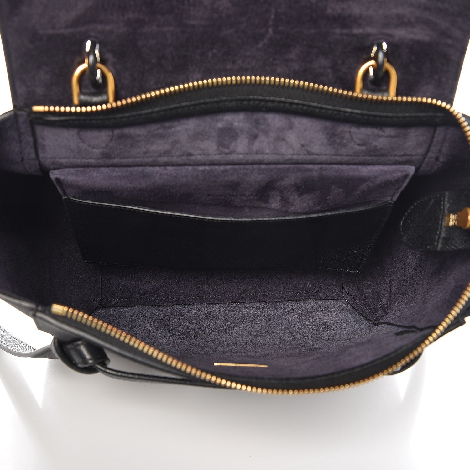 Celine Grained Calfskin Micro Belt Bag Black 6 of 9