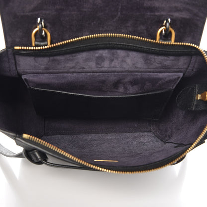 Celine Grained Calfskin Micro Belt Bag Black 6 of 9