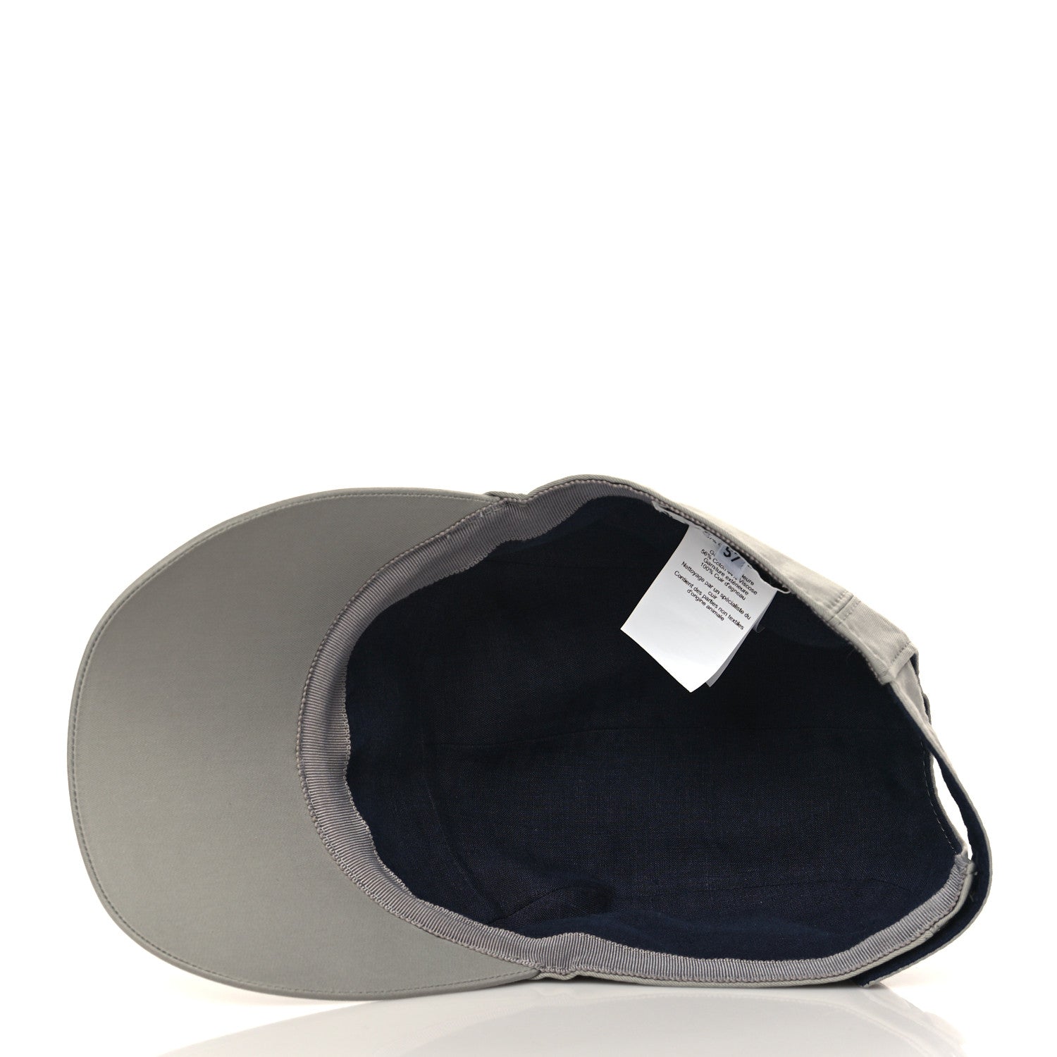 Hermes Stretch Cotton Lambskin Nevada Puzzle Equestre Hat 57 Pierre 6 of 8